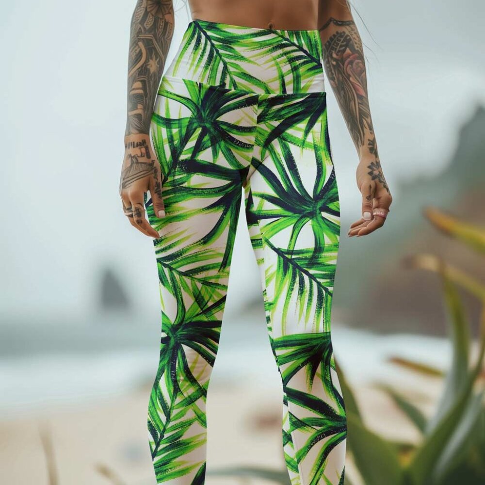 NWT Pineapple clothing Island Life leggings